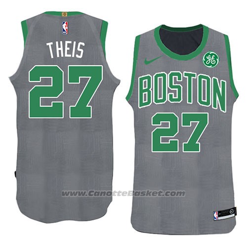 Maglia Natale 2018 Boston Celtics Daniel Theis #27 Verde